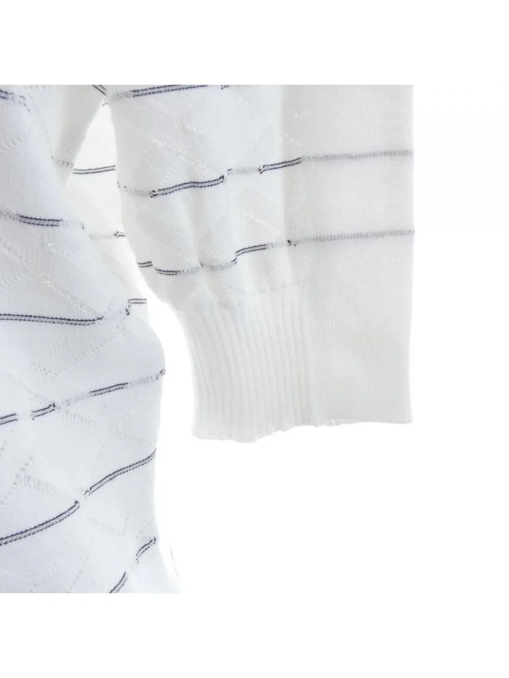 Chanel Knit Sweater White